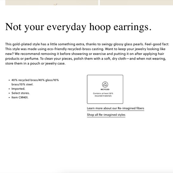 J. Crew pearl drop earrings NWT - Picture 9 of 9